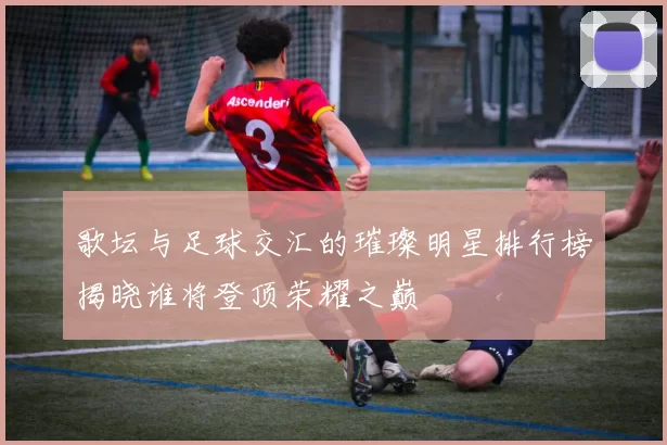 歌坛与足球交汇的璀璨明星排行榜揭晓谁将登顶荣耀之巅